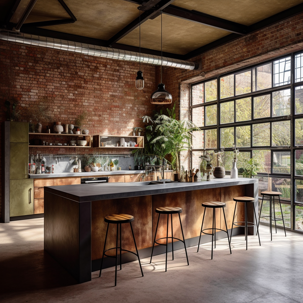 styl loftowy we wnętrzu